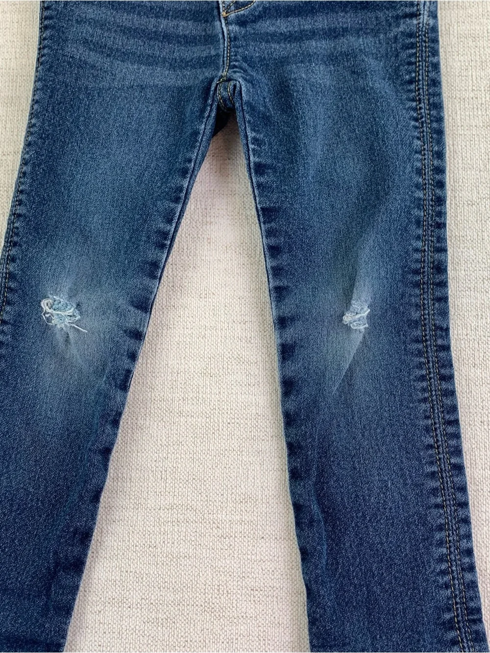 GAP toddler girl skinny jeans stretchy slightly distressed adjustable waist